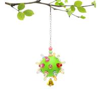 Parrot Chew Toys, Bird Toys for Conutions - Colorful Planet Design Chewing Toy - Boredom Forager Ball with Bell Cage Accessories for Playground and Birthday