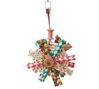 Parrot Chew Toys | Parakeet Shredding Toys | Colorful Little Parrot Toys, Shred Parakeet Shred Toys with Metal Hook and Shred Toys for Straws Novent