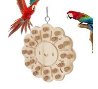 Parrot Chewing Cork - Wooden Biting Training Bird Toy, Cork Treasure Hunt Games | Birds Beak Maintenance Aid, Parrot Toy For Hiding Treat, Small And Medium Bird Intelligence And Emotions