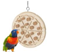 Parrot Chewing Cork - Wooden Biting Training Bird Toy, Foraging Treasure Hunt Game, Natural Intelligence Stimulator, Pet Supplies, Small Medium Avian Emotional Health Gym