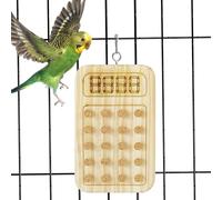 Parrot Chewing Cork - Wooden Biting Training Bird Toy | Parrot Wood Cork Toys for Budgerigar, Parakeet, Conure, Cockatiel, Love Birds, Finches