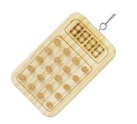 Parrot Chewing Cork - Wooden Biting Training Bird Toy, Treasure Hunt Games For Hiding Treat, Intelligence Emotions Supply, Brown Small Size For Cockatiel Conure Activity Foraging Use