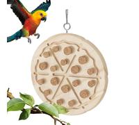 Parrot Chewing Cork - Wooden Biting Training Toy, Bird Cork Toy | Treasure Hunt Game for Treats, Parrot Toy for Small/Medium Birds, Emotional & Intelligence Development, Interactive Bird Toy