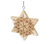 Parrot Chewing Cork - Wooden Biting Training Toy, Bird Cork Toy | Treasure Hunt Game for Treats, Parrot Toy for Small/Medium Birds, Emotional & Intelligence Development, Interactive Bird Toy