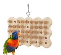Parrot Chewing Stopper Toy,Parrot Biting Toys - Wood Cork Toys for Budgerigar, Parakeet, Conure, Cockatiel, Love Birds, Finches