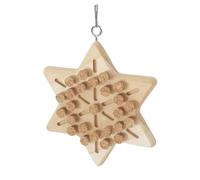 Parrot Chewing Stopper Toy - Parrot Cage Accessories - Wood Cork Toys for Budgerigar, Parakeet, Conure, Cockatiel, Love Birds, Finches