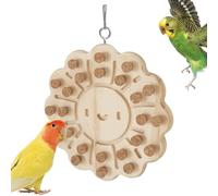 Parrot Chewing Stopper Toy, Wooden Biting Training Bird Toy, Parrot Wood Cork Toys for Budgerigar, Parakeet, Conure, Cockatiel, Love Birds, Finches