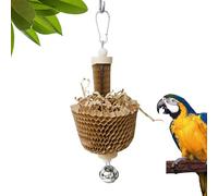 Parrot Chewing Toys - Colorful Cage Chewers, Beak Exercise Games | Feeding Finding Activity Center, Interactive Bird Paper Toys, Enrichment