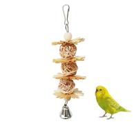 Parrot chewing toys | small parrot toys, cocachiel toys | parachiet, small parrot toy, colorful foraging toy for shredding parrot toys with metal hooks, the ability to polish all parrot teeth
