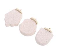 Parrot Claw Grinding Perch Stands 3pcs Lava for Parakeet