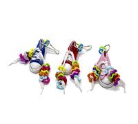 Parrot Claw Toy Bird Toy Mini Canvas Shoe Acrylic Wave Canvas Shoe Claw Foot Grab Hand Pet Bird Random Color