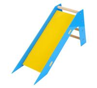 Parrot Climb Slide Ladders Puzzle Toy, Interactive Skill Training Toys for Birds, Wooden Slide Stairs with Acrylic Board for Parrots, Non Supplies to Reduce Pet Boredom