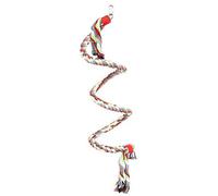 Parrot Climbing Rope Bird Swing Standing Toys Birds Supplies for Large Medium Small Parrots 1.6 Meter