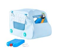 Parrot Cooling Bed, Small Animal Resting Hut Bird Bed, Lovebird Finch Canary Cooling Shelter, Car Shape Calming Nest Area, Enclosed Comfort Support Zone, 9.06x5.91x6.3 Inches, For Daily Use