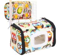 Parrot Cotton , Parrot House, Cartoon Pattern, Winter Warm Bird House Cage - Bird House for Accessories, Parakeet - Parrot House for Budgies, Parakeets, Cockatiels, Parakeets, Turtle