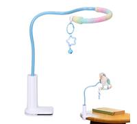 Parrot Desktop Perch - Non-Slip Desktop Bird Perch | Colorful Cotton Bendable Rope Perches | Non Slip Cotton Colorful Parrot Toy for Parakeet Lovebird Pet Canary Cockatiel Pigeon Conure