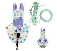 Parrot Diaper Adjustable Leakproof Ergonomic with 78.74Inch Flying Rope