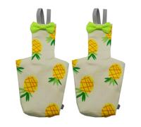 Parrot Diaper Sets - Diapers for Small Birds, Washable our Parrot Clothes, 2 Soft Suit Liners, Anti-Leak for Supplies for Parrots