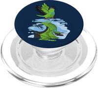 Parrot & Dragon Reflection I Nanday Conure PopSockets PopGrip for MagSafe