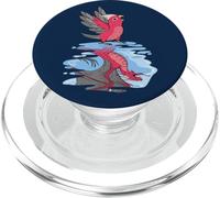 Parrot & Dragon Reflection I Rose-breasted Galah Cockatoo PopSockets PopGrip for MagSafe