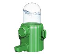 Parrot Drinker Kit - Cactus Style Dispenser, Automatic Bird Feeder, Clear Acrylic Container with Secure Clip, Pet Bird Equipment, Smart Waterer Station for Lovebirds Canary Habitat
