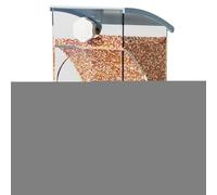 Parrot Eater 18x11cm Candy Dispenser for Parakeet Food Dispenser for Cage with Perch Decorative Aviary Cage Accessory for Small Birds Parakeet