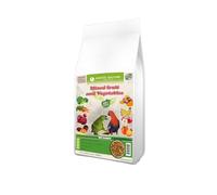 Parrot Essentials Complete Bird Food, Fruit & Vegetable Blend for Large Parrots, African Grey, Amazon, Cockatoo, Macaw (3Kg)