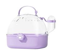 Parrot Exit Bag, Bird Cage Carrier Parrot, Panoramic View Compact Portable Transparent with Water Bottle for Outdoor Use