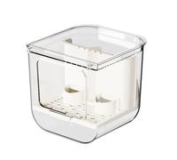 Parrot Feeder, No-Mes S Feeding Solution, 18x16.6x16.5cm, Automatic Bird Feeder, Parakeet Food Container, Attaches Securely, For Various Bird Species