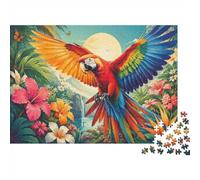 Parrot Flower Jungle 1000pcs Mini Puzzle For Family Birthday Gift