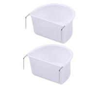 Parrot Food Bowl Feeding Coop Cups | Sturdy Bird Food Bowl Cage Accessories - Bird Feeders Easy Installation Parrot Bowls for Healthy Pet Feeding