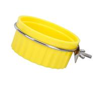 Parrot Food Bowl Holder Holder Corp Cup Bird Cage Parachute African Gray Conure Bird Feeding Dish Cup with Clamp Holder