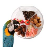 Parrot Foraging Toys, Creative Parrot Food Tray, Parrot Wheel Feeder, Bird Foraging Toys, Parrot Foraging Wheel Bird Feeder Spins Toy, Compartmented Food Box for Small and Medium Parrots, Lovebird