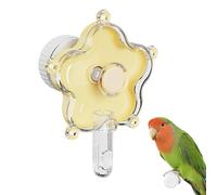 Parrot Foraging Toys | Rotating Cage Activity - Flower Bird Slow Feeder | for Boredom Prevention Mental Stimulation Behavior Management Training Home Exercise Area