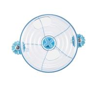 Parrot Foraging Wheel - Treat Dispensing Bite Proof | Bird Feeder Rotate Training Toy | For Canary Robins Cockatiel Parakeet Cockatoo Small Medium Large Breeds Food Puzzle Enrichment Pet Care Task