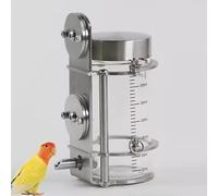 Parrot Glass Water Bottle, Automatic Bird Water Dispenser, Small Animal Glass Waterer, With Universal Cage Mount, 300ml/500ml Large Capacity, Birds Drinker Container For Rabbits/parrots/rodent 300ml