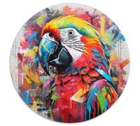 Parrot Graffiti Impossible Jigsaw Puzzles for Adults 1000 Piece Jigsaw Puzzles for Adults Brain Teaser & Home Decor,Perfect 67.5x67.5cm