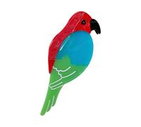 Parrot Hair Clips，Bird Hair Clip，Bird-Shaped Hair Accessories，Strong Hold for Thick Thin Hair，Ideal gifts for daughters, wives and mothers (Red, One Size)