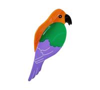 Parrot Hair Clips，Bird Hair Clip，Bird-Shaped Hair Accessories，Strong Hold for Thick Thin Hair，Ideal gifts for daughters, wives and mothers (Orange, One Size)