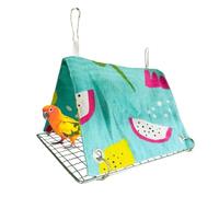 Parrot Hammock, Breathable Mesh Bottom, Triangular Bird Nest Swing, Parrot Nest/Bird House, BirdTent Sleeping Nests, Can Be Hanged In Cage, Tent Pet Supplies