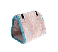 Parrot Hammock Snuggle Hanging Tent Bed Winter Warm House Small Animal Hideaway For Dwarf Hamsters Parrot Toys African Grey For Small Parrots Large Birds Conure Macaw Toys Christmas Parts