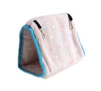 Parrot Hammock Snuggle Hanging Tent Bed Winter Warm House Small Animal Hideaway For Dwarf Hamsters Toys African Grey Small Parrots Large Birds Conure Macaw Christmas Parts Set Large Shoulder