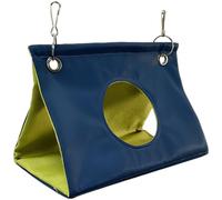 Parrot Hanging Nest House for African Grey, Amazon, and Eclectus, Breathable Bird Hanging Hammock Tent, Cozy Hideaway Cave Bed, Ventilated Sleeping Hut with Triangular Layout and Single Hole Design