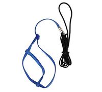 Parrot Harness Leash Adjustable Bird Flying Training Rope Nylon Webbing Elastic Rope with Hook Design for Parrots Cockatiels and Small Birds (S)