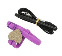 Parrot Harness & Leash | Adjustable Elastic Bird Flight Leash with Soft Heart Strap | Lightweight Bird Leash for Training/Outdoor Walking | 2M Snag - Proof Rope, 360° Swivel (S)