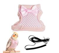 Parrot Harness with Rope Escape Resistant Lightweight Adjustable Suit
