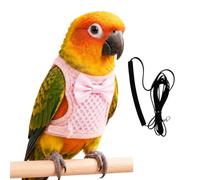 Parrot Harness with Rope Escape Resistant Lightweight Adjustable Suit