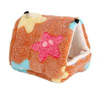 Parrot Hideaway Hut - Snuggle Nest, Soft Hammock Shed, Warm Bird Cabin | Safe Comfortable Shelter For Parakeets, Lovebirds, Budgies, Small Birds, Cage Play, Indoor Aviary, Feathered Friends Rest