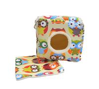 Parrot House,Birds Hideaway Budgie Nest Cotton Sleeping Bed - Winter Bird Nest Bird Hammock, Cute Hamster Sleeping Tent, Parakeet Supplies Warm for Budgies Lovebird