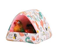 Parrot House Cushion Plush Bird Hideaway House Warm Bed Cute Toy Nest